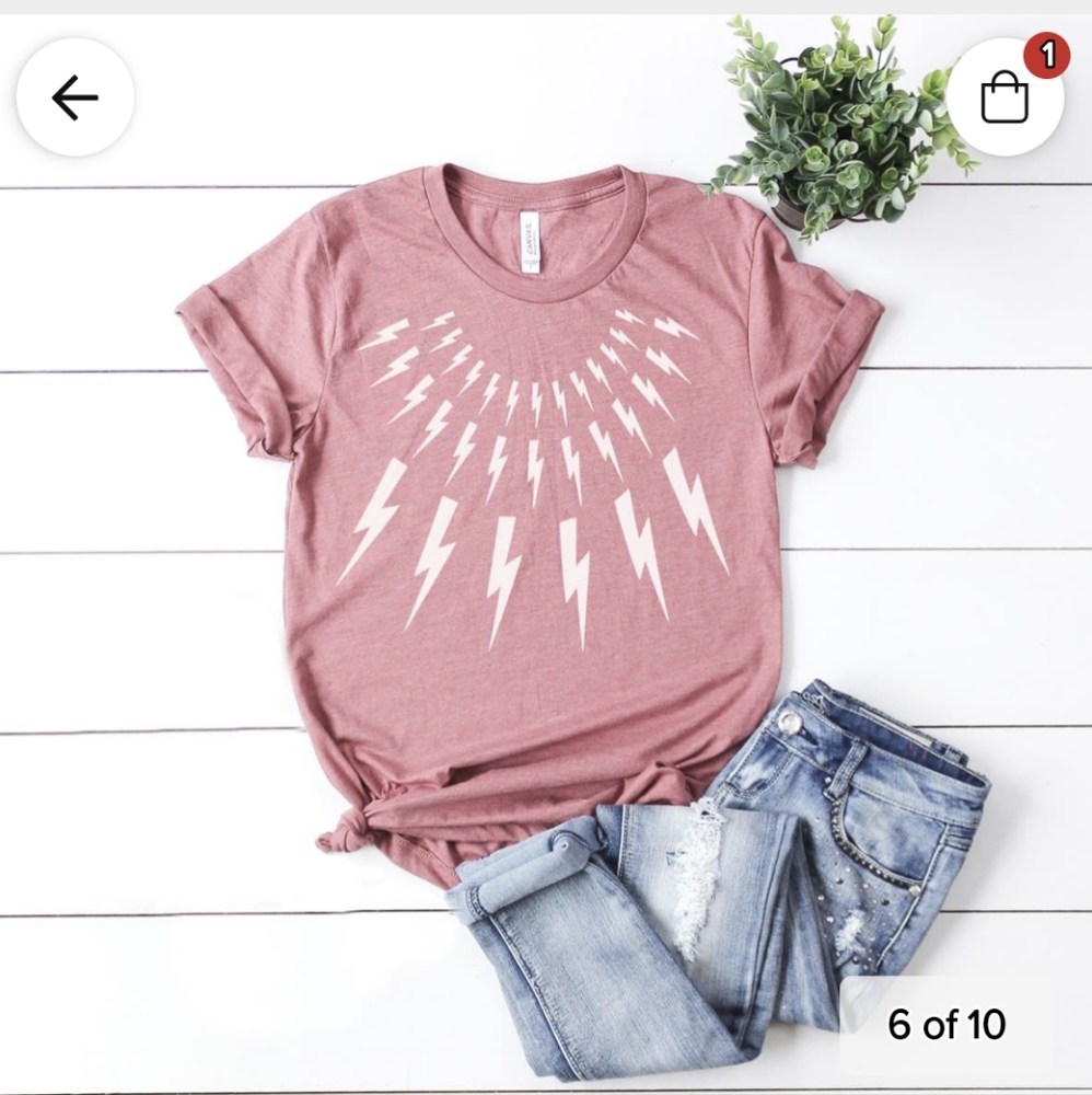Graphic Black Panther Themed Lightning bolt t-shirt